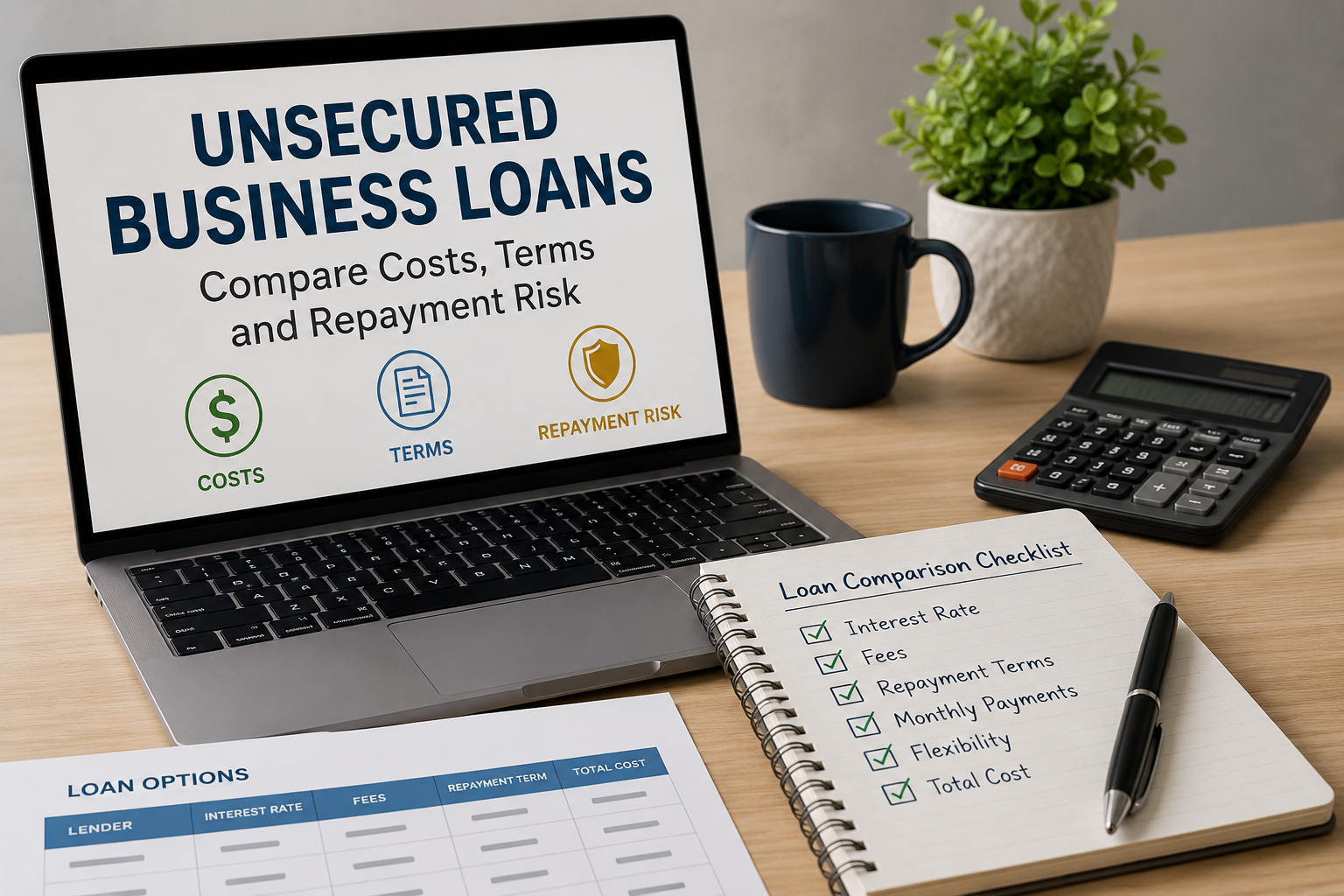 Best Unsecured Business Loans: How to Compare Costs, Terms and Repayment Risk